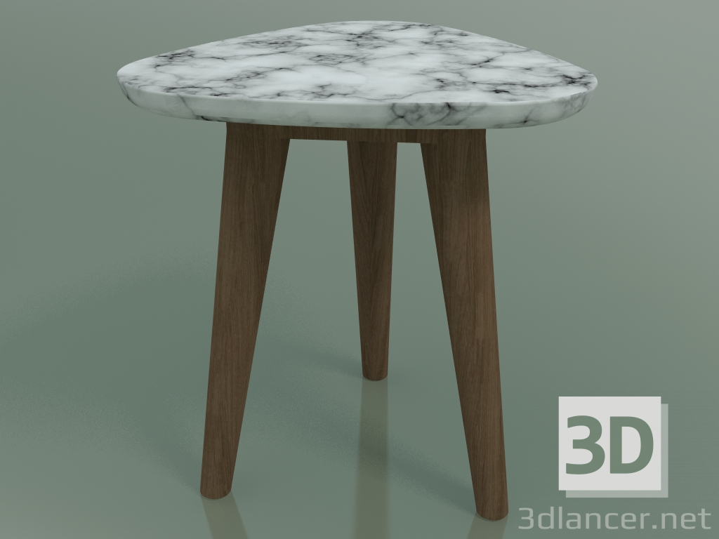 3d model Side table (241, Marble, Natural) - preview