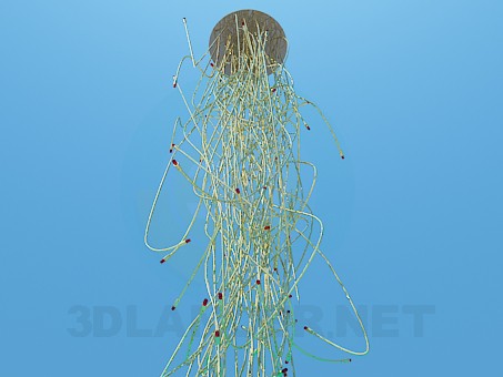 3d model Luminaire with wires - preview 3d model Luminaire with wires - preview