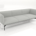 3D Modell Sofamodul 3 Sitze - Vorschau