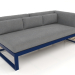 3d model Modular sofa, section 1 right (Night blue) - preview