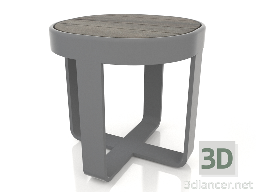 modèle 3D Table basse ronde Ø42 (DEKTON Radium, Anthracite) - preview