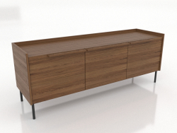 Meuble TV 2 1500 mm (noyer clair)