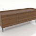 Modelo 3d Móvel de TV 2 1500 mm (nogueira clara) - preview