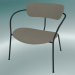 3d model Pabellón de la silla (AV11, H 70cm, 65x69cm, Velvet 13 Ivory) - vista previa
