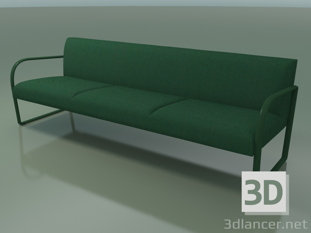 3D Modell 3-Sitzer-Sofa 6106 (V60 matt, Leinwand 2 CV00946) - Vorschau