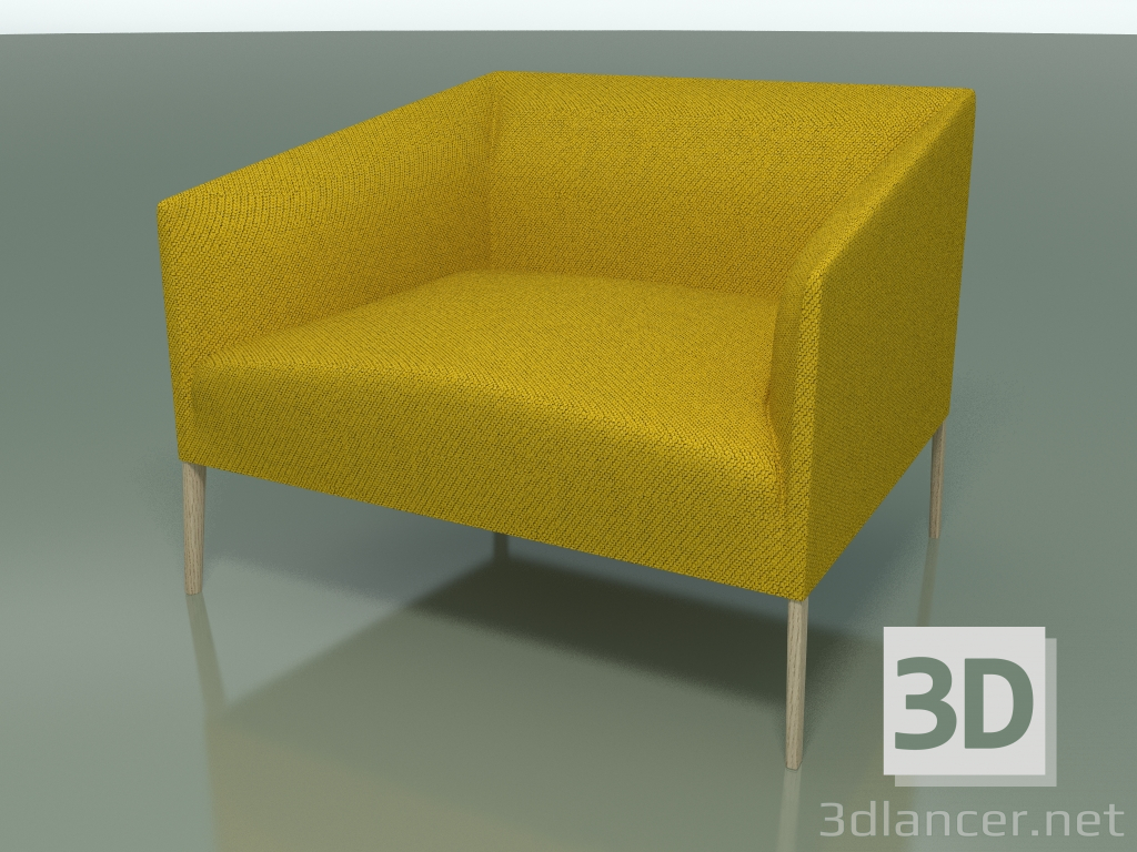 3D Modell Stuhl 2722 (90 cm, gebleichte Eiche) - Vorschau