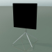 3D modeli Kare masa 5740 (H 72.5 - 59x59 cm, katlanmış, Siyah, LU1) - önizleme