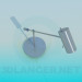 3D Modell Tisch Lampe Zylinder - Vorschau
