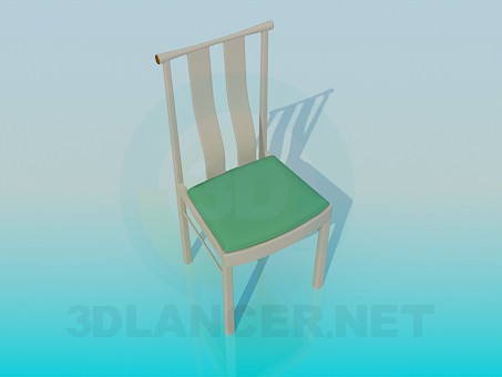 modelo 3D Silla con cómodo cabezal - escuchar modelo 3D Silla con cómodo cabezal - escuchar