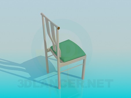 modelo 3D Silla con cómodo cabezal - escuchar modelo 3D Silla con cómodo cabezal - escuchar