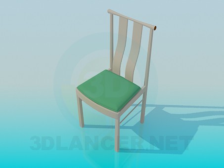 modelo 3D Silla con cómodo cabezal - escuchar modelo 3D Silla con cómodo cabezal - escuchar