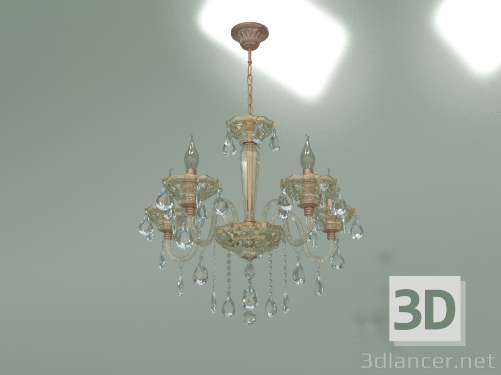 3d model Hanging chandelier 310-5 - preview