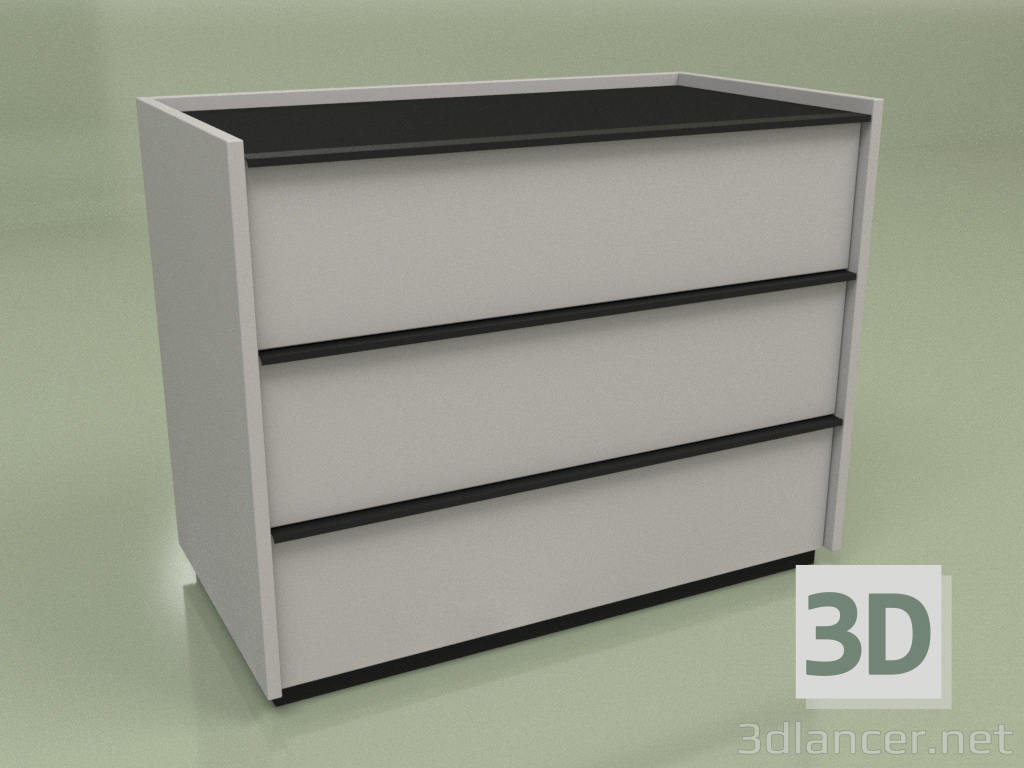 3d model Chest of drawers Verona 3 (3) - preview