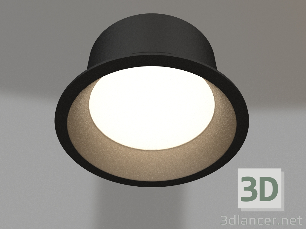 modello 3D Lampada MS-BREEZE-BUILT-R104-12W Day4000 (BK, 85 gradi, 230V) - anteprima