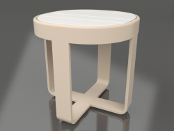Кофейный столик круглый Ø42 (DEKTON Zenith, Sand)