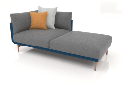 Módulo de sofá, seção 2 direita (cinza azul)