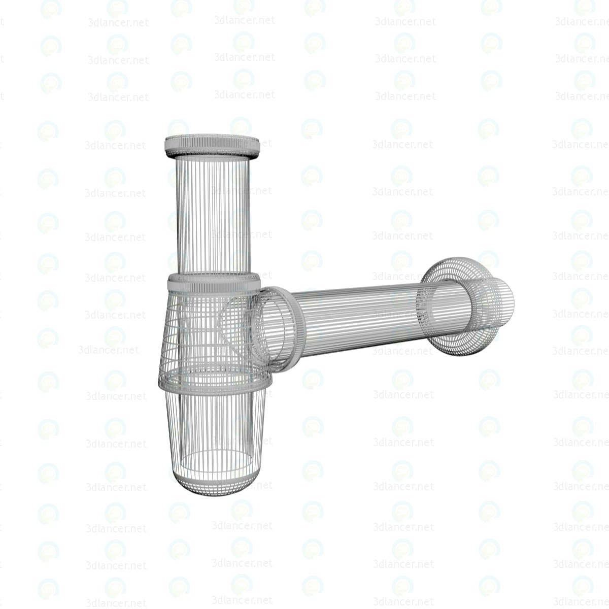 3d Сифон Rav Slezak MD0545Z модель купить - ракурс 3d Сифон Rav Slezak MD0545Z модель купить - ракурс