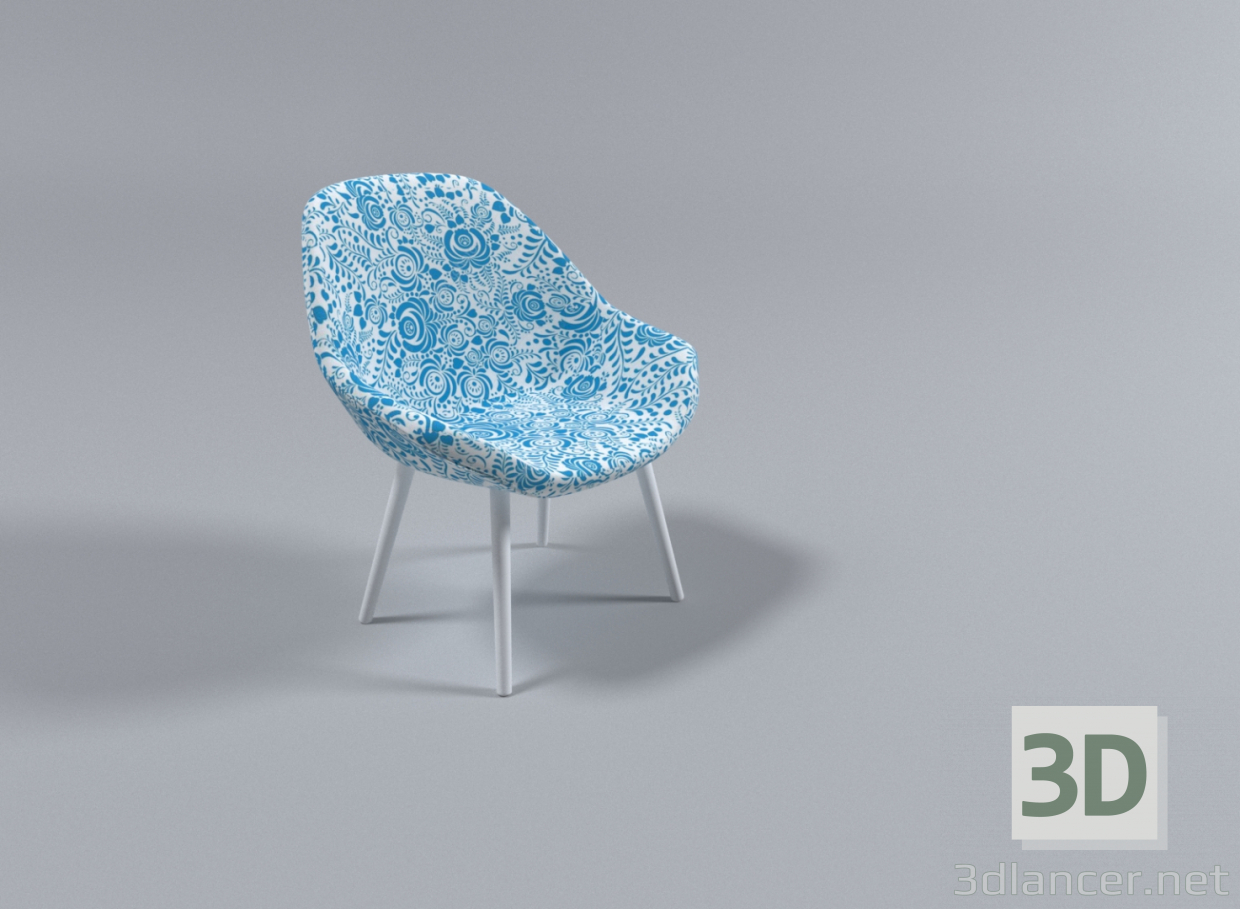 Modelo 3D de 0478 (Cadeira Azul) comprar - render # PREVIEWNUM
