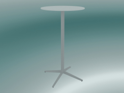 Table MISTER X (9505-71 (Ø60cm), H 108cm, white, white)