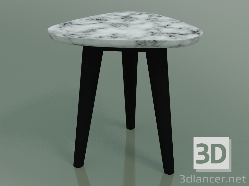 3D Modell Beistelltisch (241, Marmor, Schwarz) - Vorschau