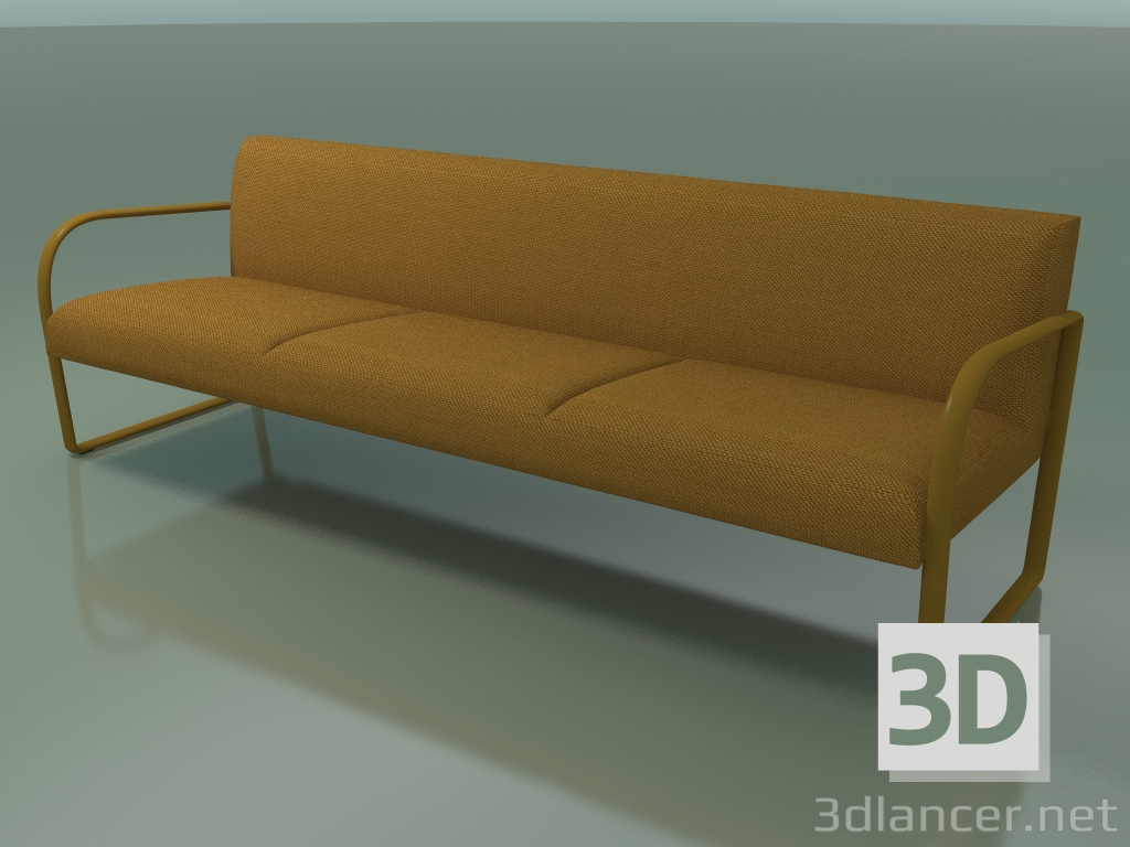 3d model 3-seater sofa 6106 (V62 matt, Steelcut Trio 3 ST00466) - preview