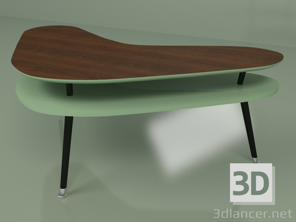 modello 3D Tavolino Boomerang (keil) - anteprima