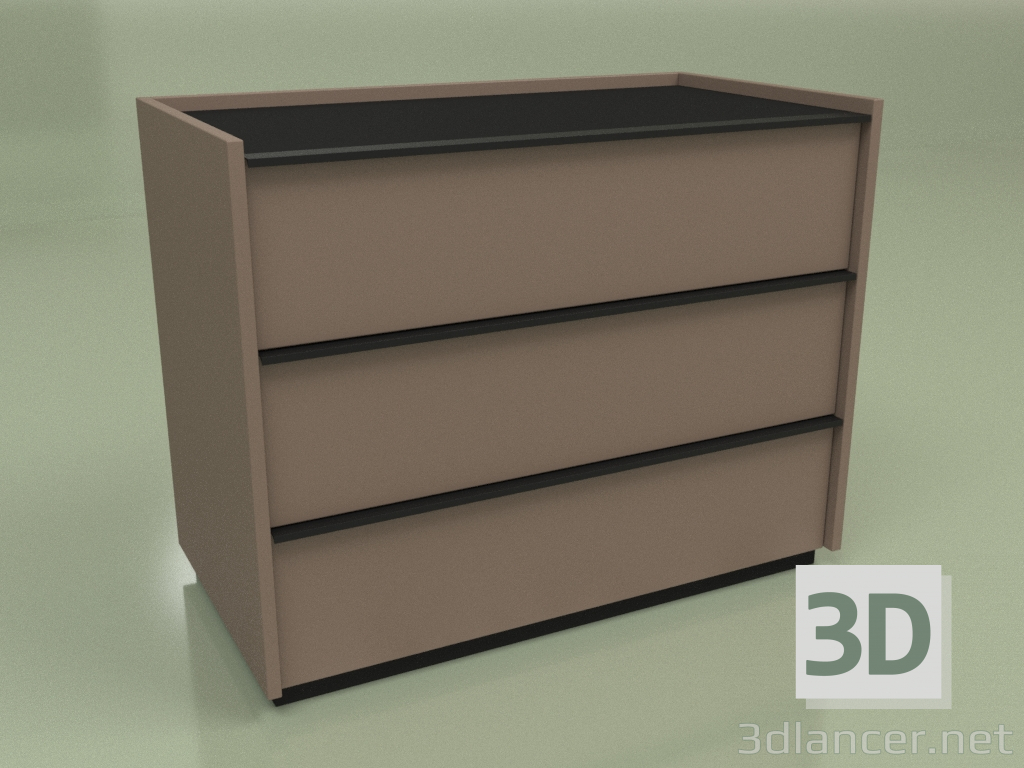 3d model Chest of drawers Verona 3 (4) - preview