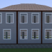 3d модель Двухэтажный дом – превью