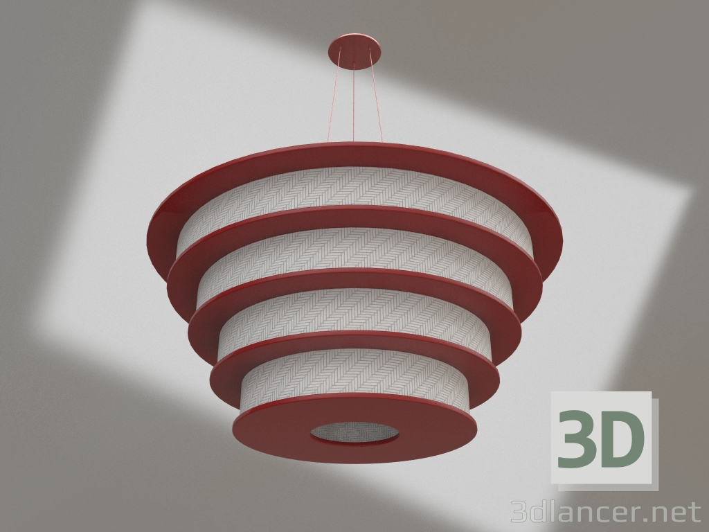 modello 3D Lampadario medio (OD1054) - anteprima