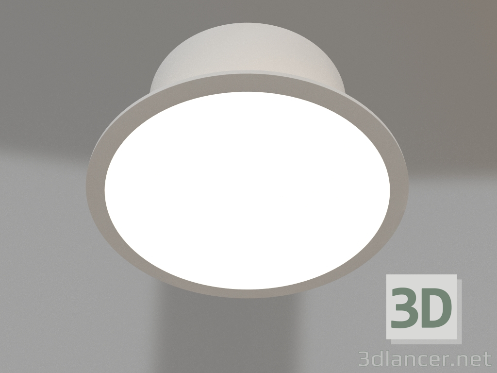 3d model Lámpara MS-BREEZE-BUILT-R125-16W Day4000 (WH, 90 grados, 230V) - vista previa