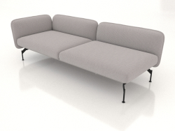 Sofa module 2.5 seats with an armrest on the left