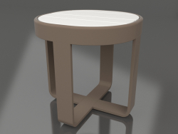 Round coffee table Ø42 (DEKTON Zenith, Bronze)