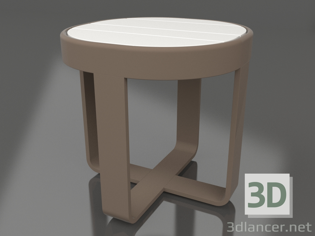 modello 3D Tavolino rotondo Ø42 (DEKTON Zenith, Bronzo) - anteprima