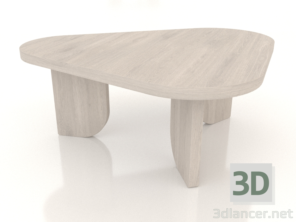 3d модель Столик журнальный COBBLE (L, беленый дуб) – превью