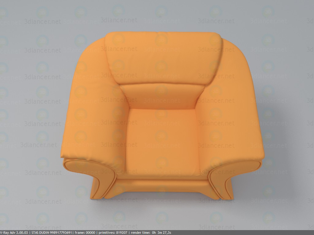 3d кресло от BRW модель купить - ракурс 3d кресло от BRW модель купить - ракурс