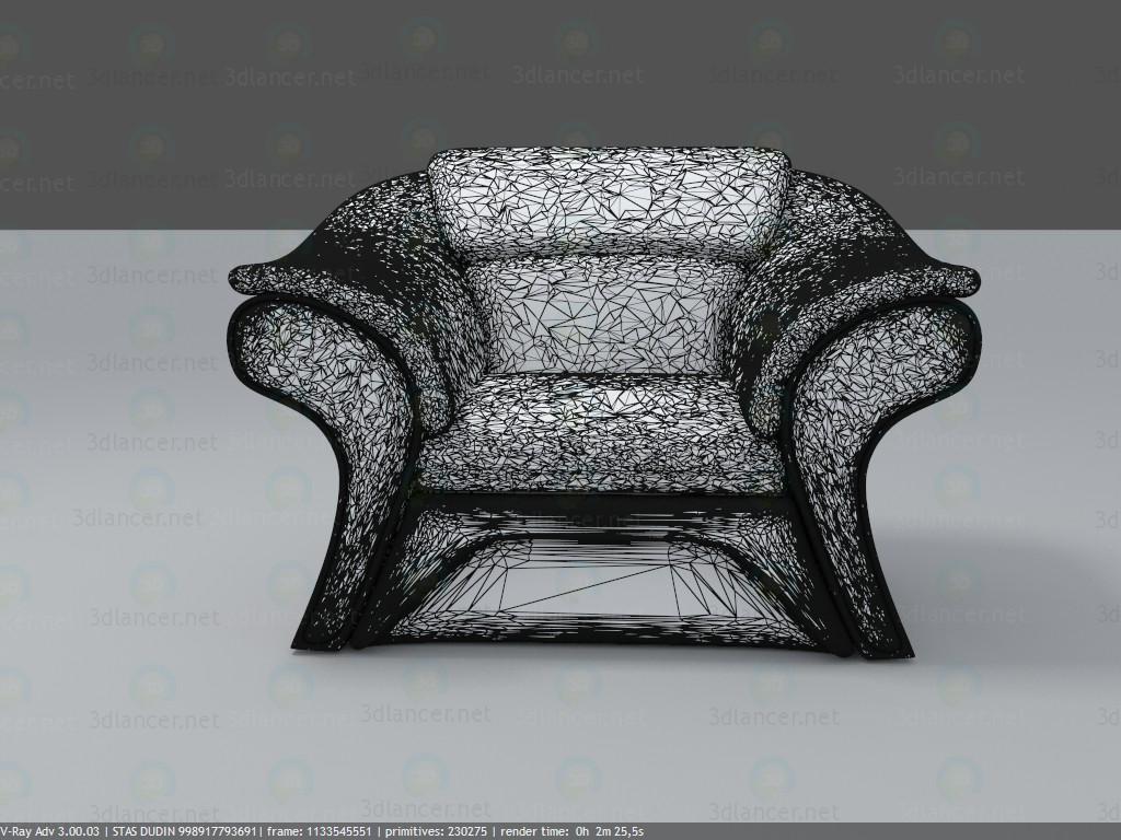 3d кресло от BRW модель купить - ракурс 3d кресло от BRW модель купить - ракурс