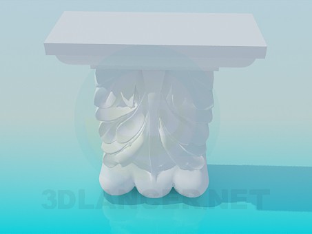 3d model Element of the cornice - preview 3d model Element of the cornice - preview