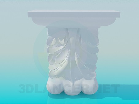3d model Element of the cornice - preview 3d model Element of the cornice - preview