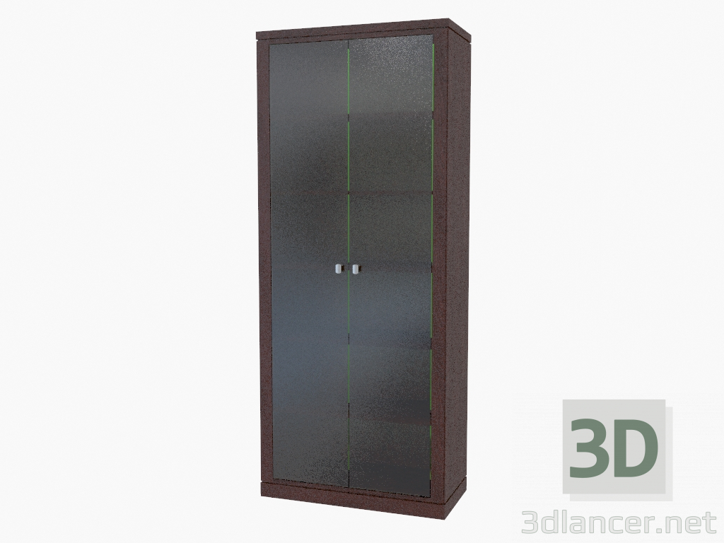 3d модель Стелаж зі скляними дверцятами (685-31) – превью