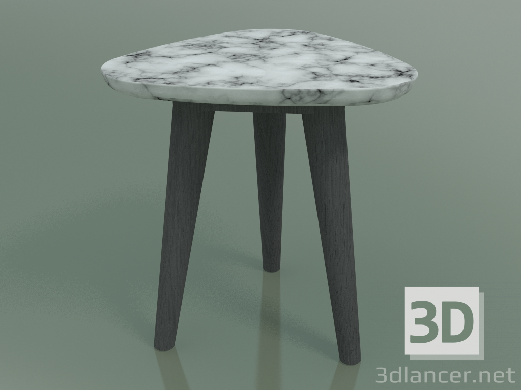 Modelo 3d Mesa de apoio (241, mármore, cinza) - preview