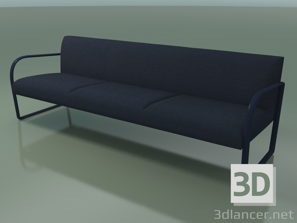 3d model 3-seater sofa 6106 (V59 matt, Steelcut Trio 3 ST00796) - preview