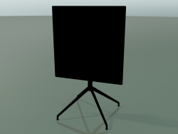 Стол квадратный 5741 (H 72,5 - 69x69 cm, сложенный, Black, V39)