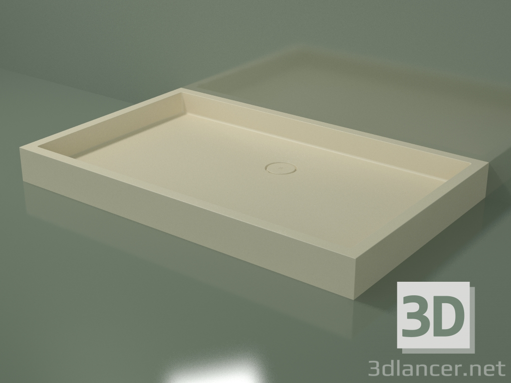 3D modeli Duş teknesi Alto (30UA0143, Bone C39, 160x100 cm) - önizleme