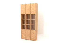 Modular rack ST 07 (1152х409х2600, wood mahogany veneer)