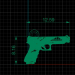 Modelo 3d pingente Glock - preview