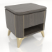 3d model A bedside cabinet on legs - preview