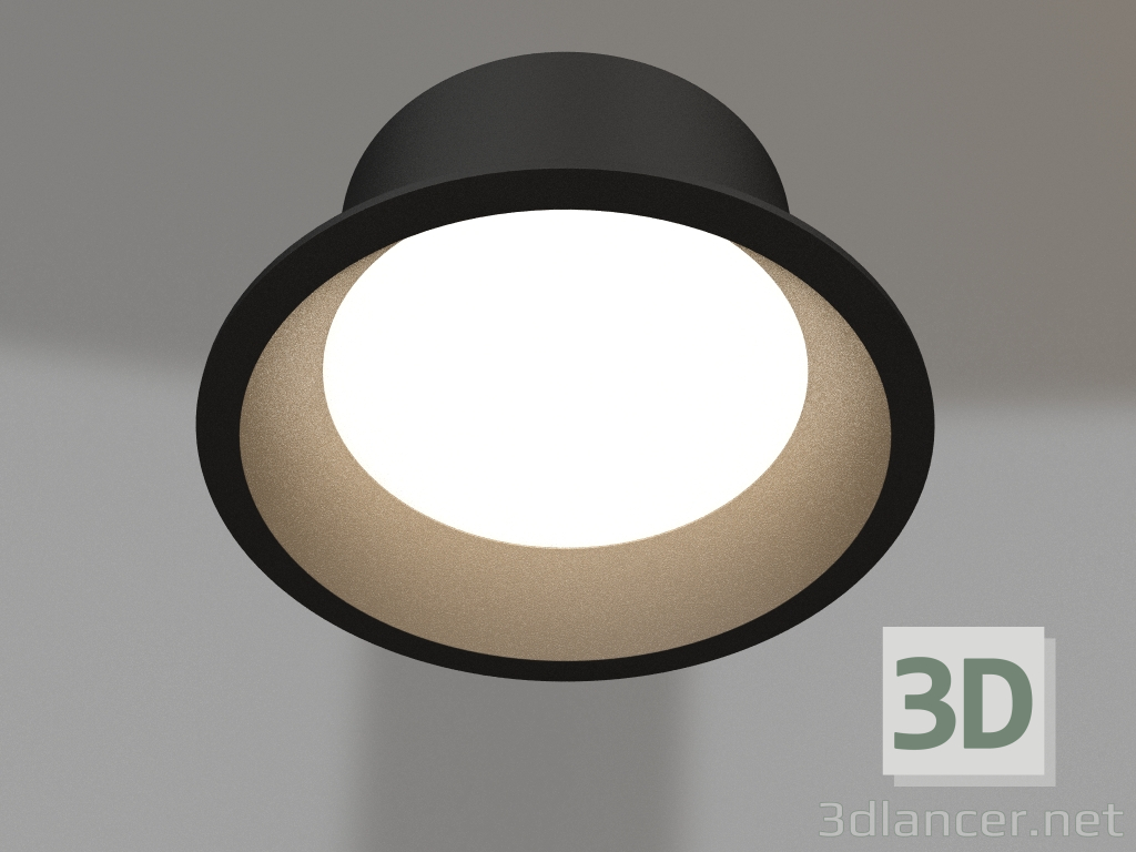 modèle 3D Lampe MS-BREEZE-BUILT-R125-16W Day4000 (BK, 85 degrés, 230V) - preview