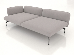 Módulo de sofá de 2,5 plazas de fondo con reposabrazos 85 a la izquierda