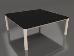 Coffee table 94×94 (Sand, DEKTON Domoos)