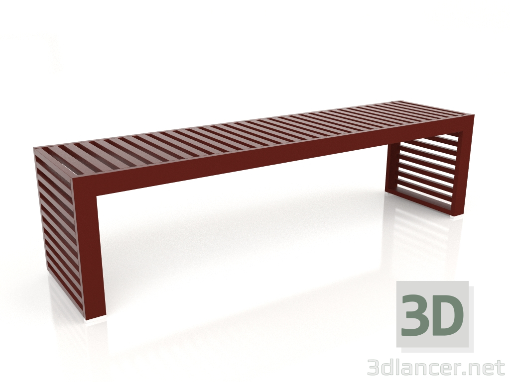 3d model Bench 161 (Wine red) - preview